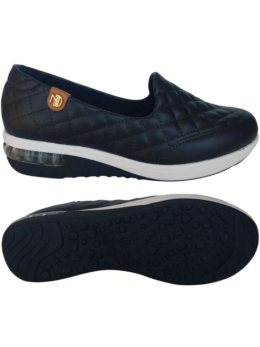 Modare Tênis Slip On Feminino Modare Ultraconforto Gel Tech Bolhas - Imagem 4