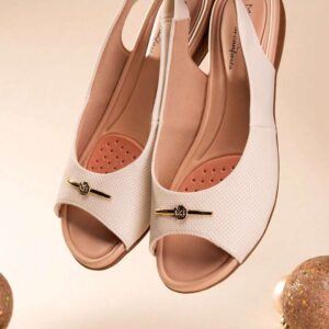 Sandália Baixa Leve Modare Ultra Conforto Elástico Pés Secos