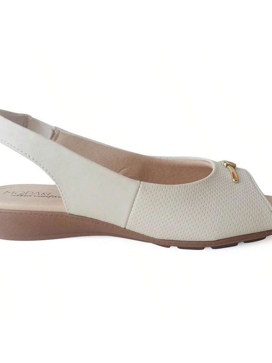 Sandália Baixa Leve Modare Ultra Conforto Elástico Pés Secos - Imagem 3