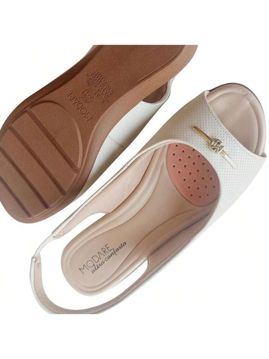 Sandália Baixa Leve Modare Ultra Conforto Elástico Pés Secos - Imagem 4