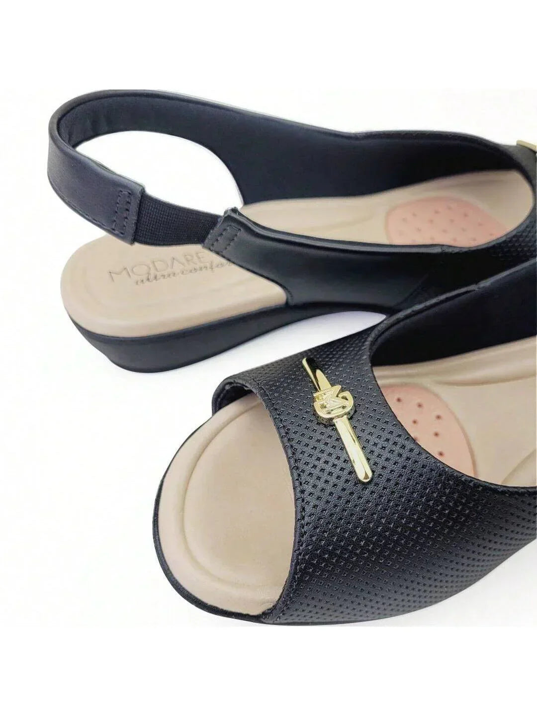 Sandália Baixa Leve Modare Ultra Conforto Elástico Pés Secos - Imagem 2