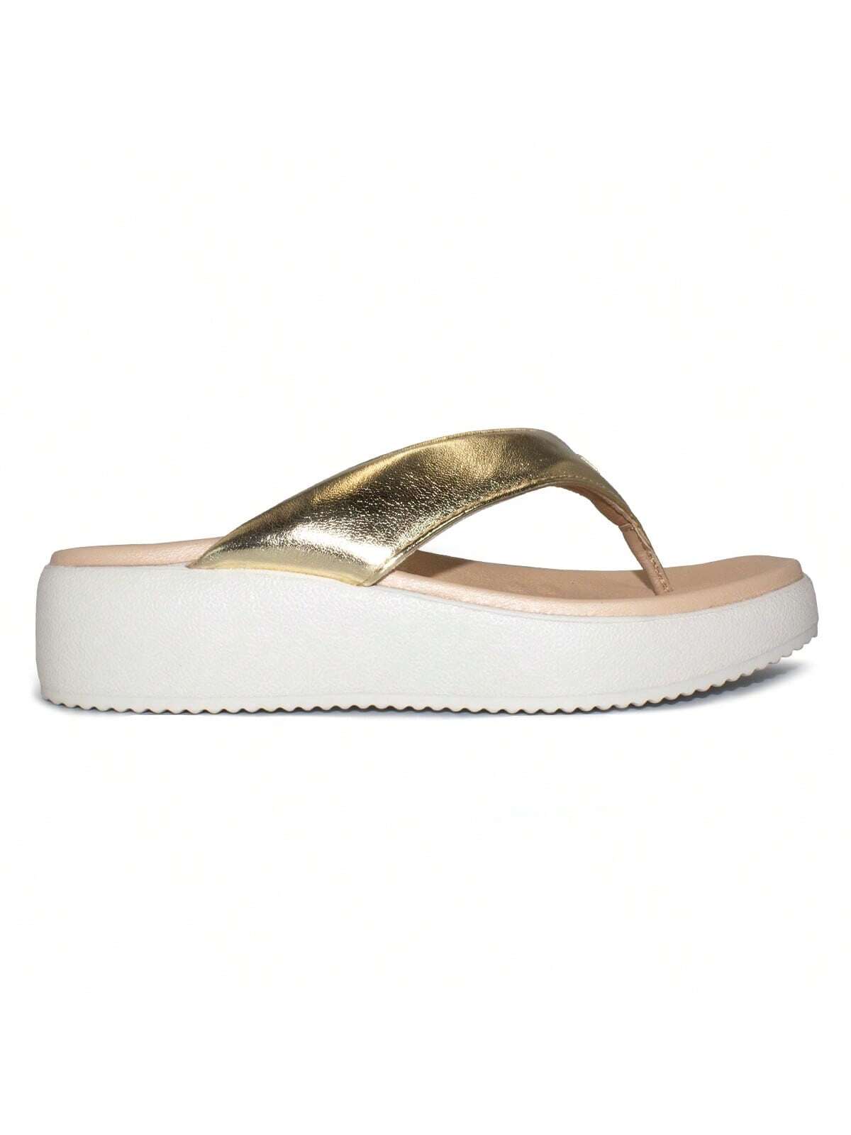 Modare Tamanco Modare Feminino Metalizado Conforto Salto Anabela - Imagem 7