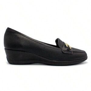 Sapato Modare Feminino Napa Floather Salto Anabela Enfeite