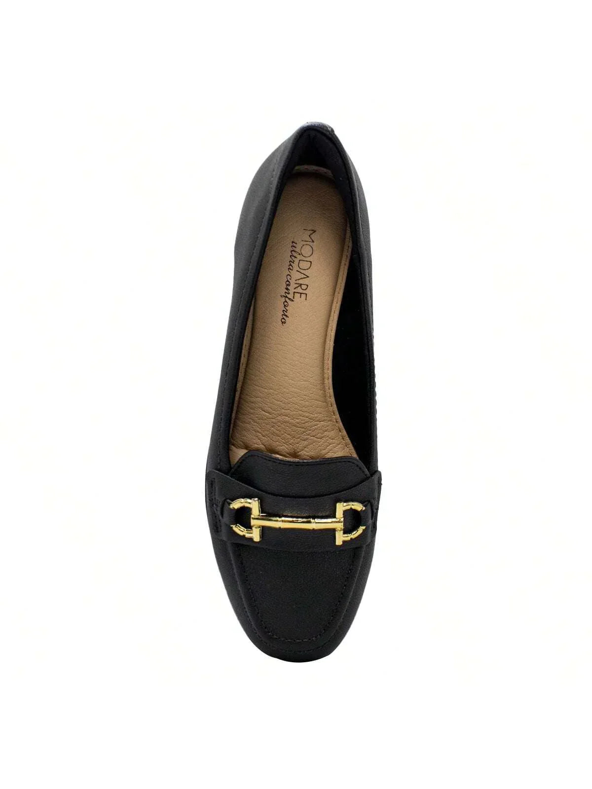 Sapato Modare Feminino Napa Floather Salto Anabela Enfeite - Imagem 3