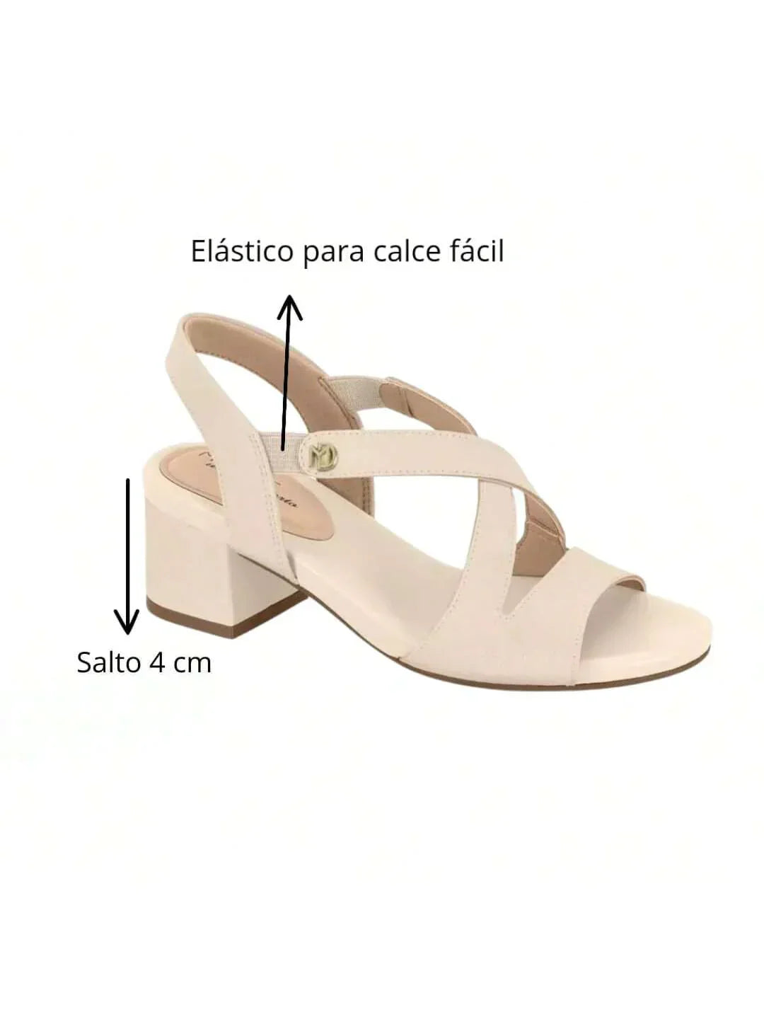 Sandália Feminina Modare Conforto Salto Quadrado - Imagem 3