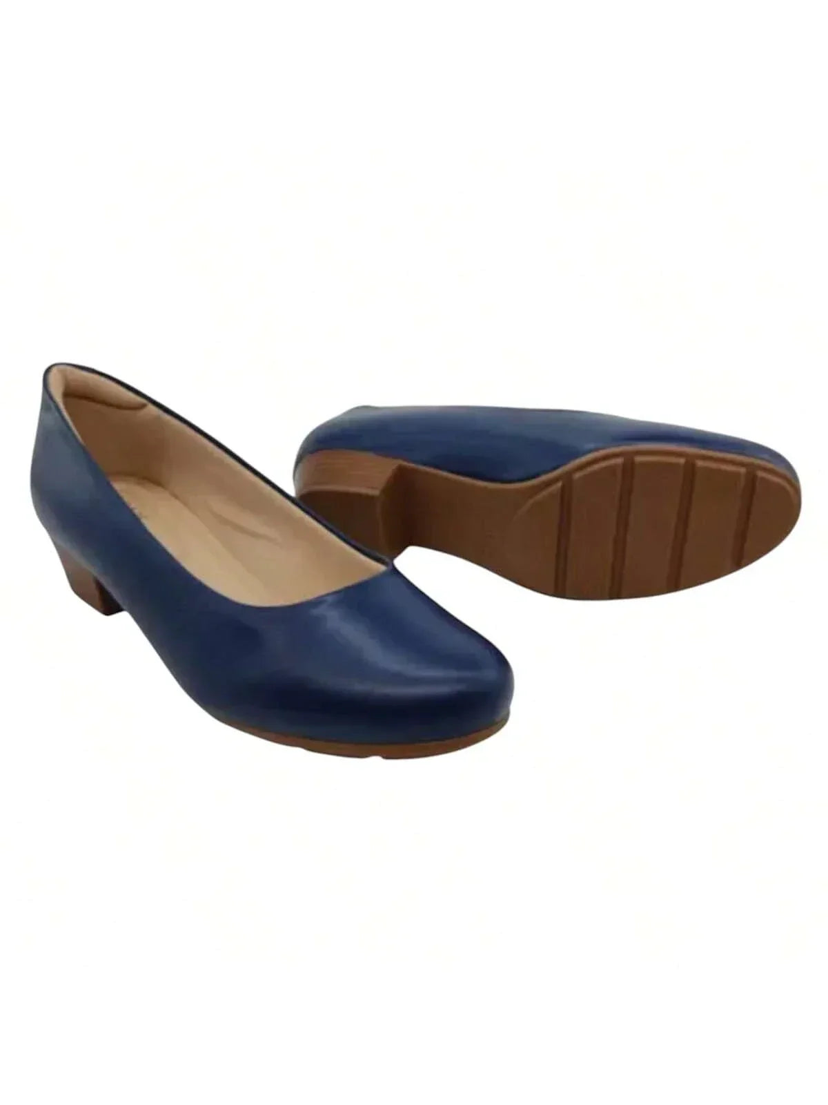 Sapato Scarpin Modare Confortável Moda Feminina Salto Baixo Calce Fácil - Imagem 3