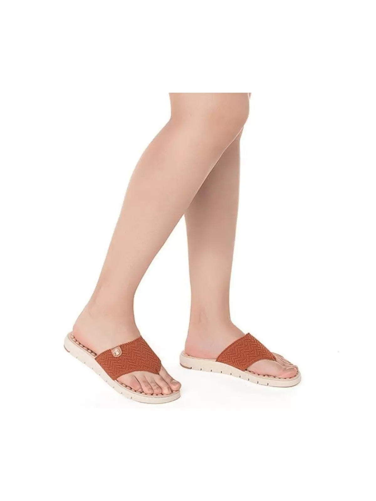 Modare Chinelo Ortopédico Modare Com Esfera Massageadora e Tecido Knit Feminino - Imagem 2