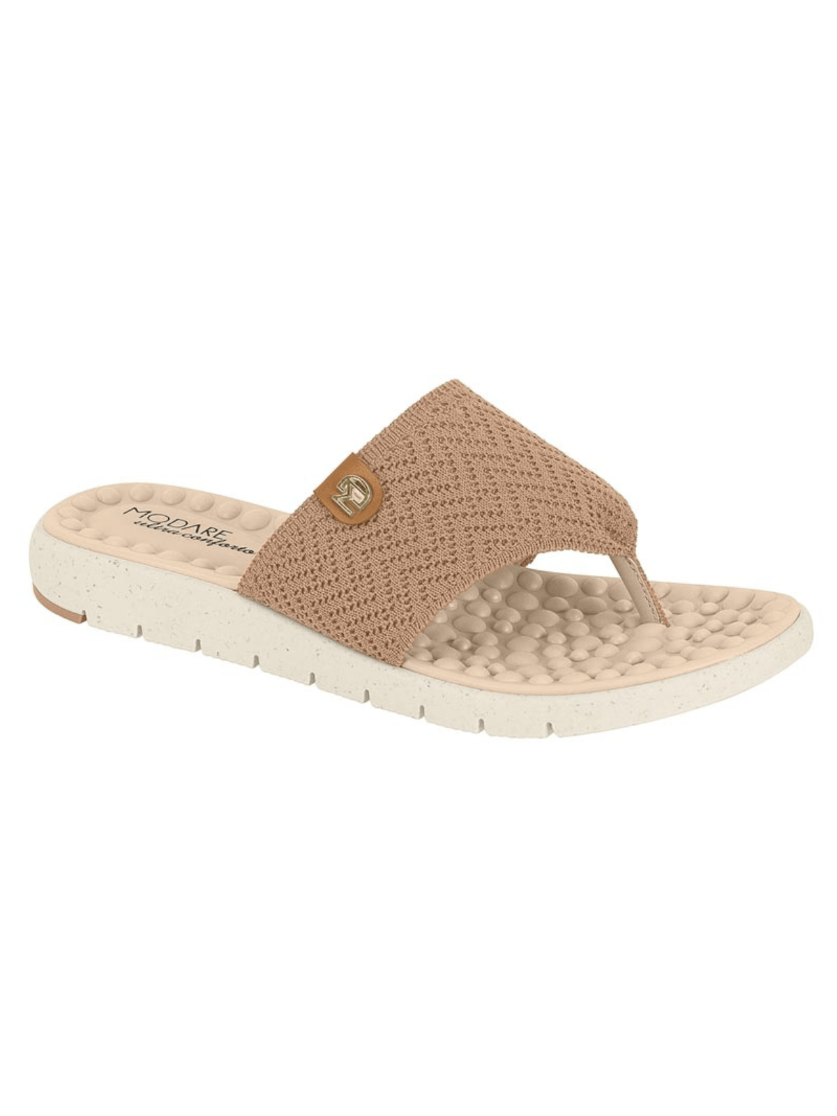 Modare Chinelo Ortopédico Modare Com Esfera Massageadora e Tecido Knit Feminino - Imagem 8