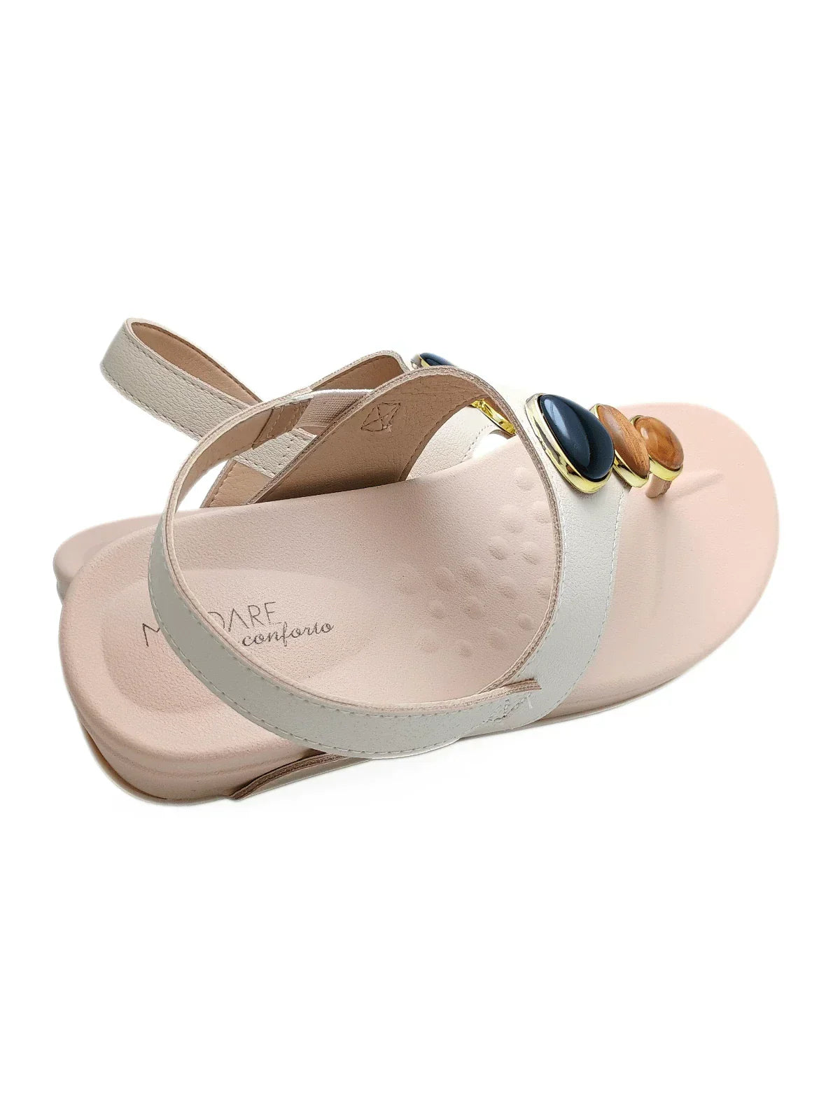 Modare Sandália Ortopédica Feminina Modare Ultraconforto Fascite Esporão Aplique Pedrarias - Imagem 5