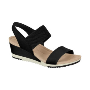 Modare Sandalia Ortopedica Modare Ultraconforto Anabela Preta