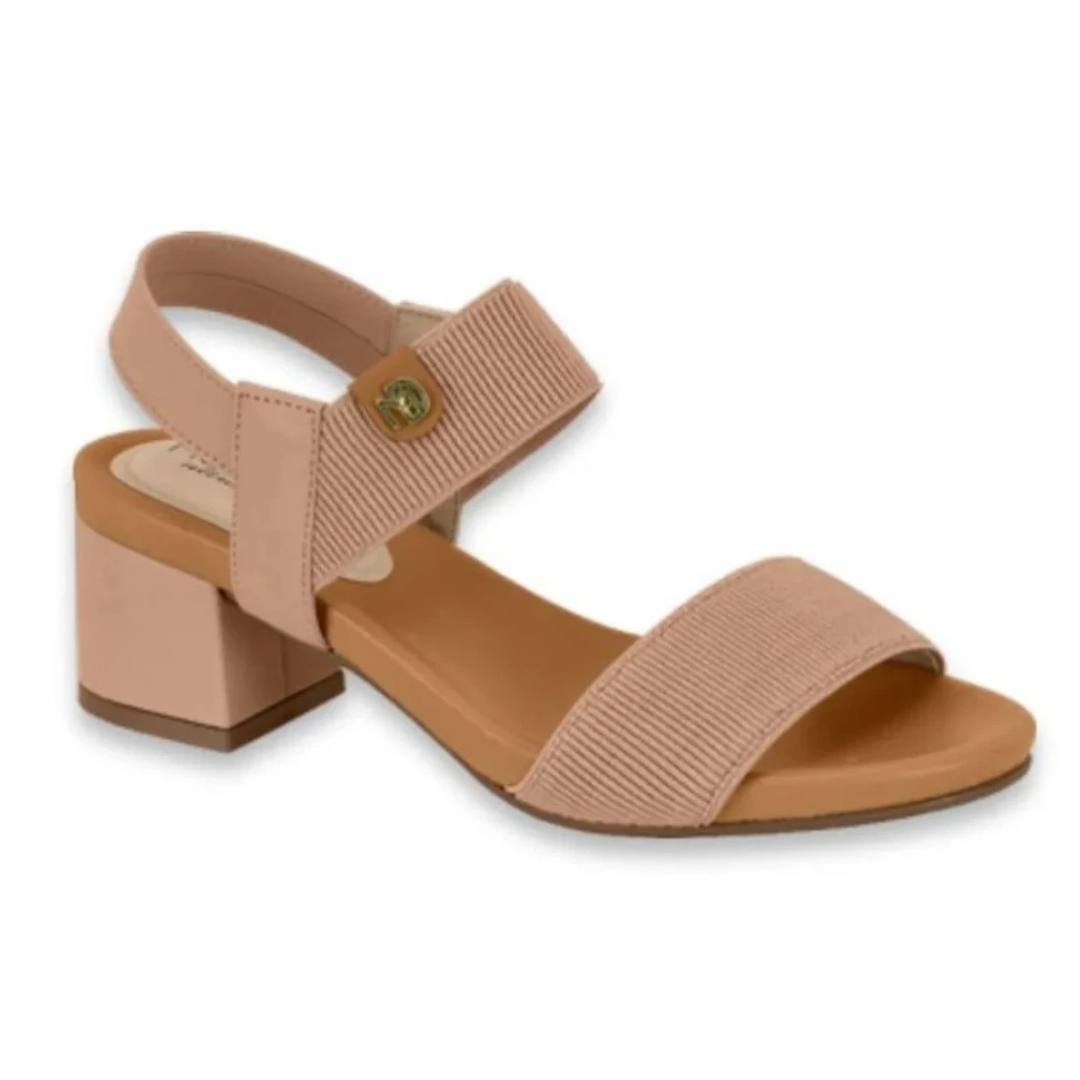 Modare Sandália Modare Feminina Elástico Canelado Float Nature - Imagem 10