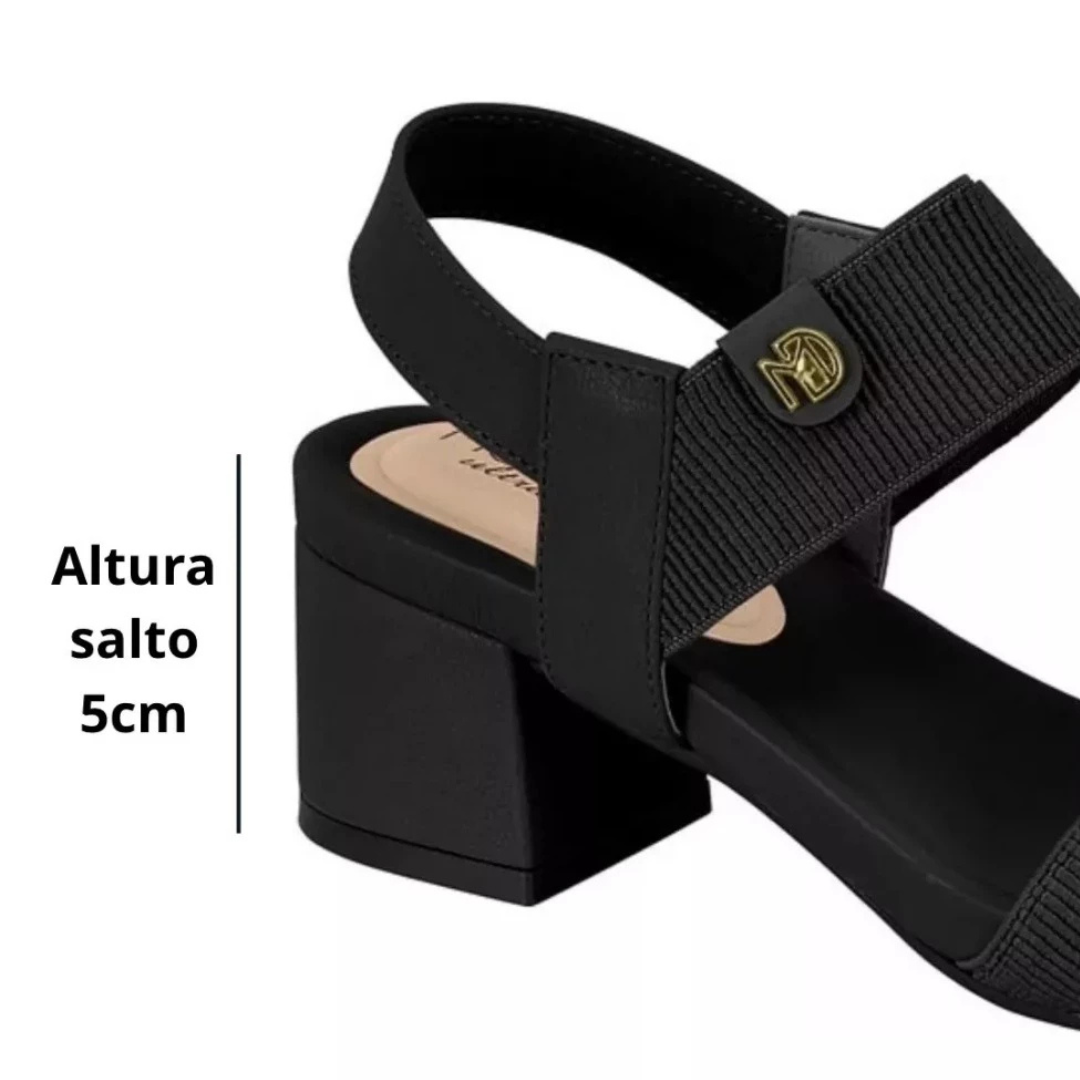 Modare Sandália Modare Feminina Elástico Canelado Float Nature - Imagem 12