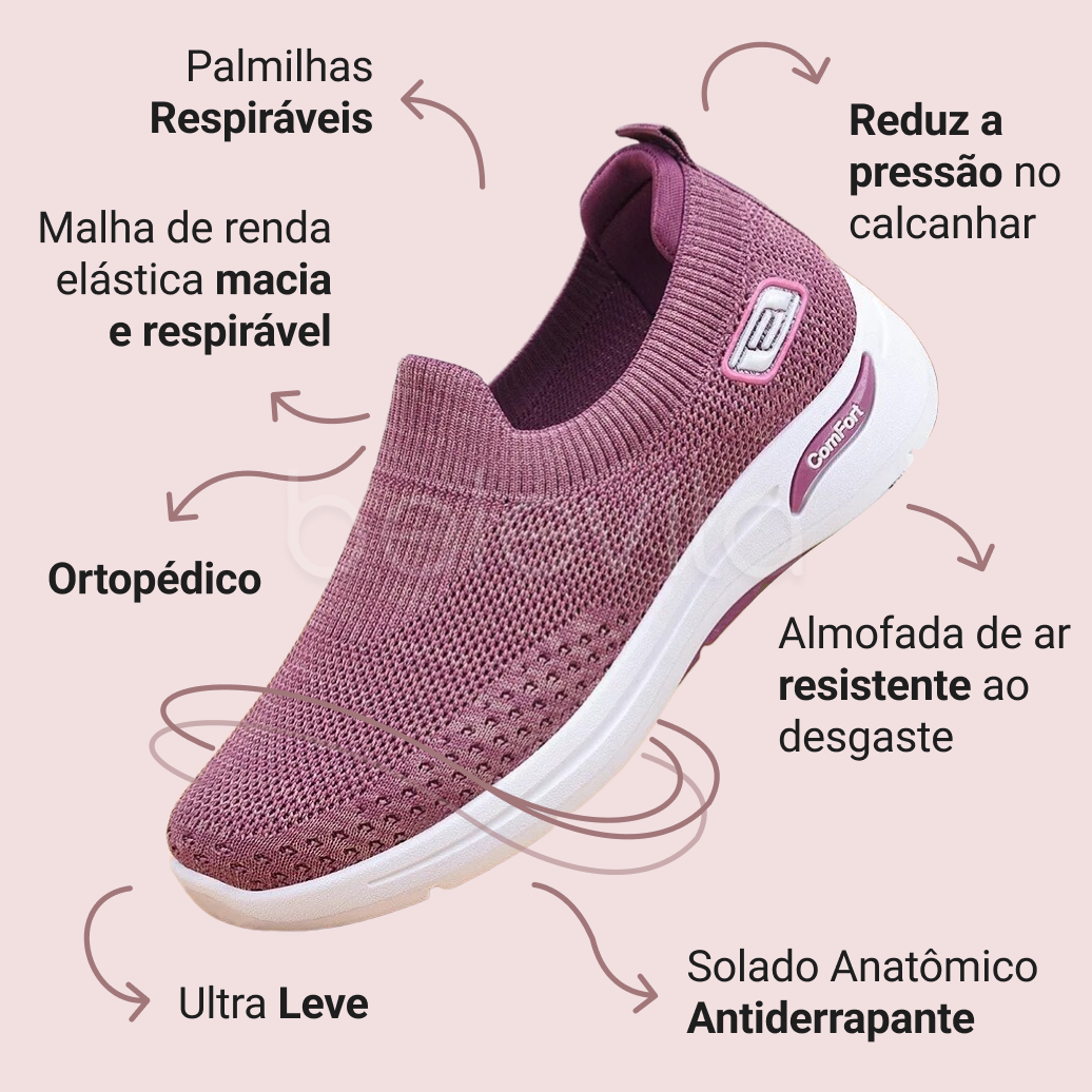 Tênis Ortopédico Feminino - Comfort Sneakers (EM OFERTA) - Imagem 2