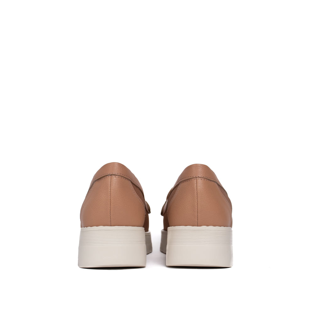 Mocassim Feminino Modare com Detalhe em Tecido Nude - Imagem 4