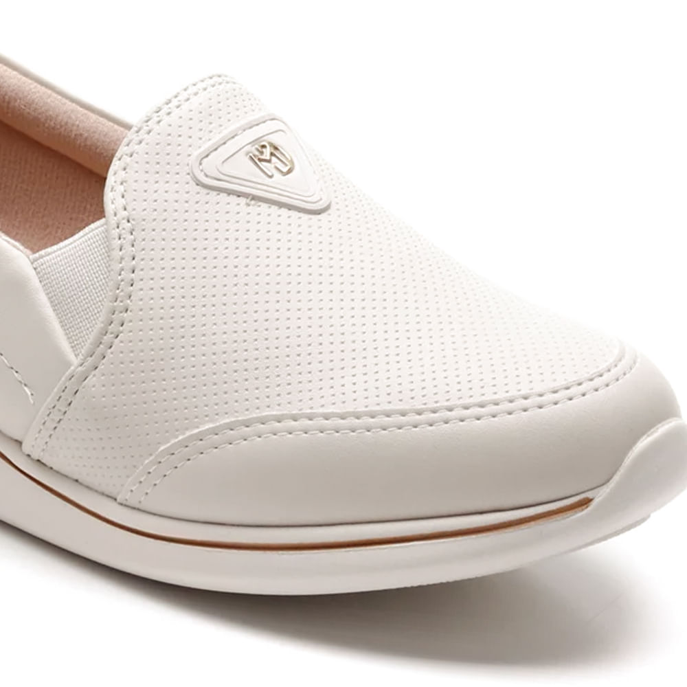 Tênis Feminino Modare Slip On Off White - Imagem 5