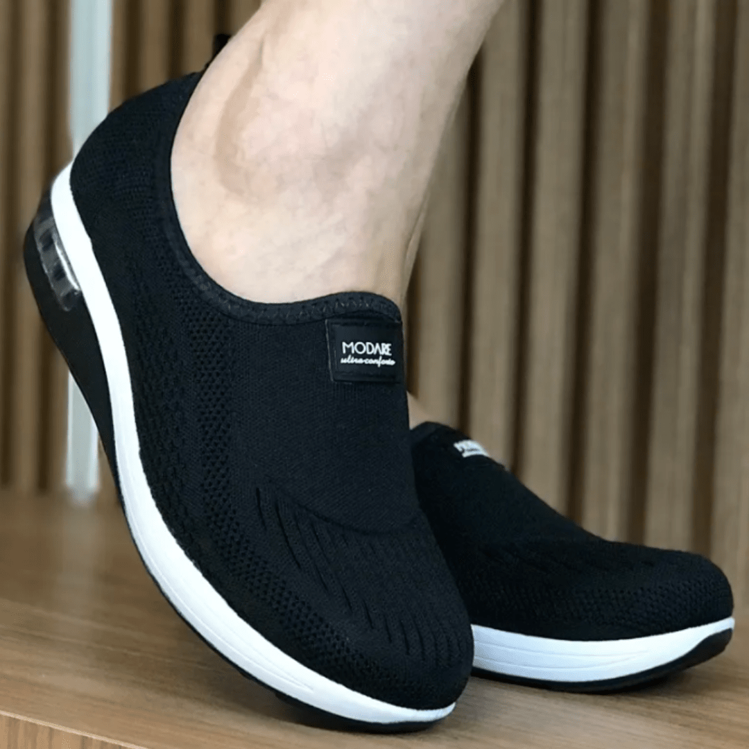 Tênis Ortopédico Feminino Modare + Meia de Alta Compressão Invisível (BRINDE) - Imagem 2