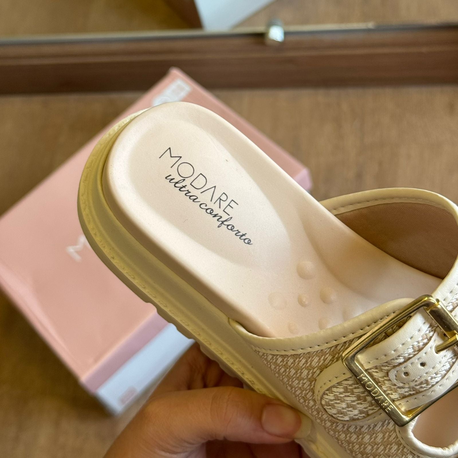 Sandália Modare Tiras de Crochê 7200.104 - Imagem 3