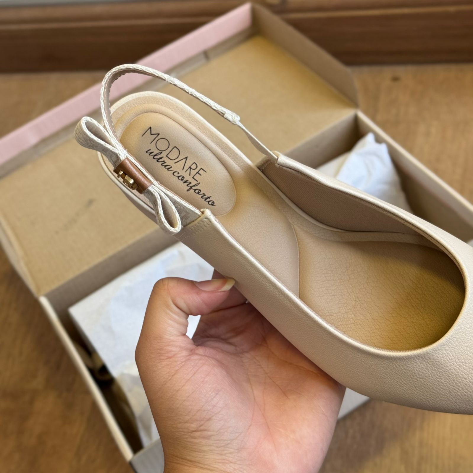 Sandália Modare MD Dourado 7340.132 - Imagem 7