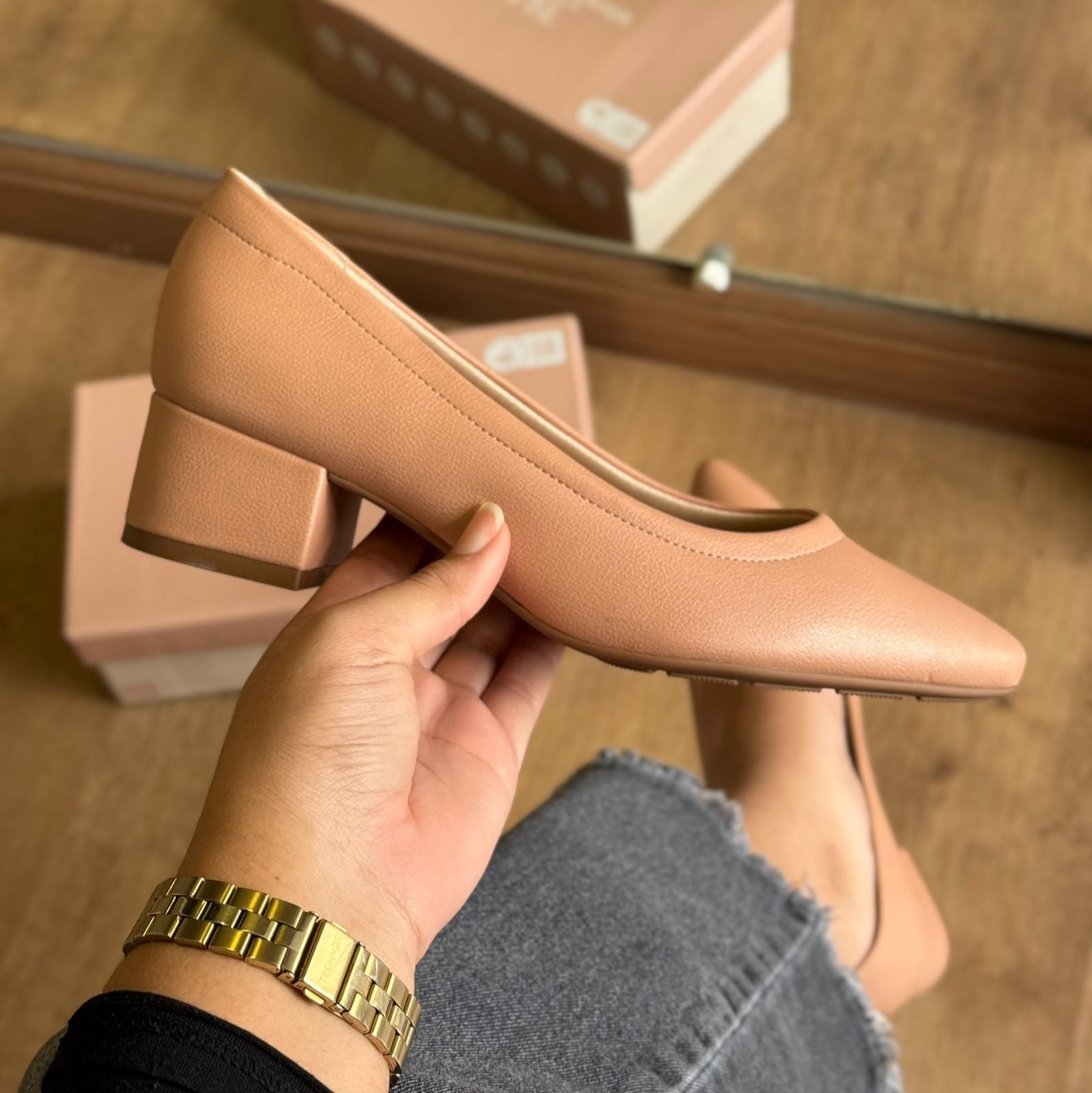 Sandália Modare Salto Bloco 7340.123 - Imagem 8