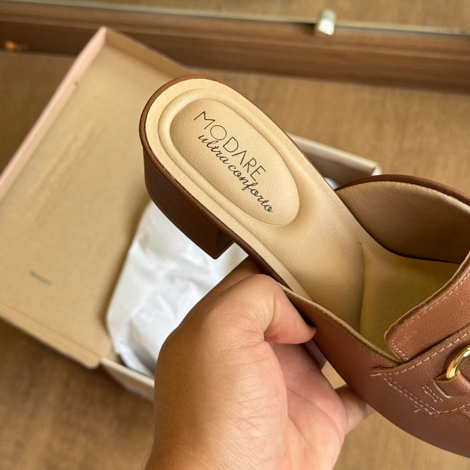 Sandália Mule Modare Bico Fino 7340.124 - Imagem 6