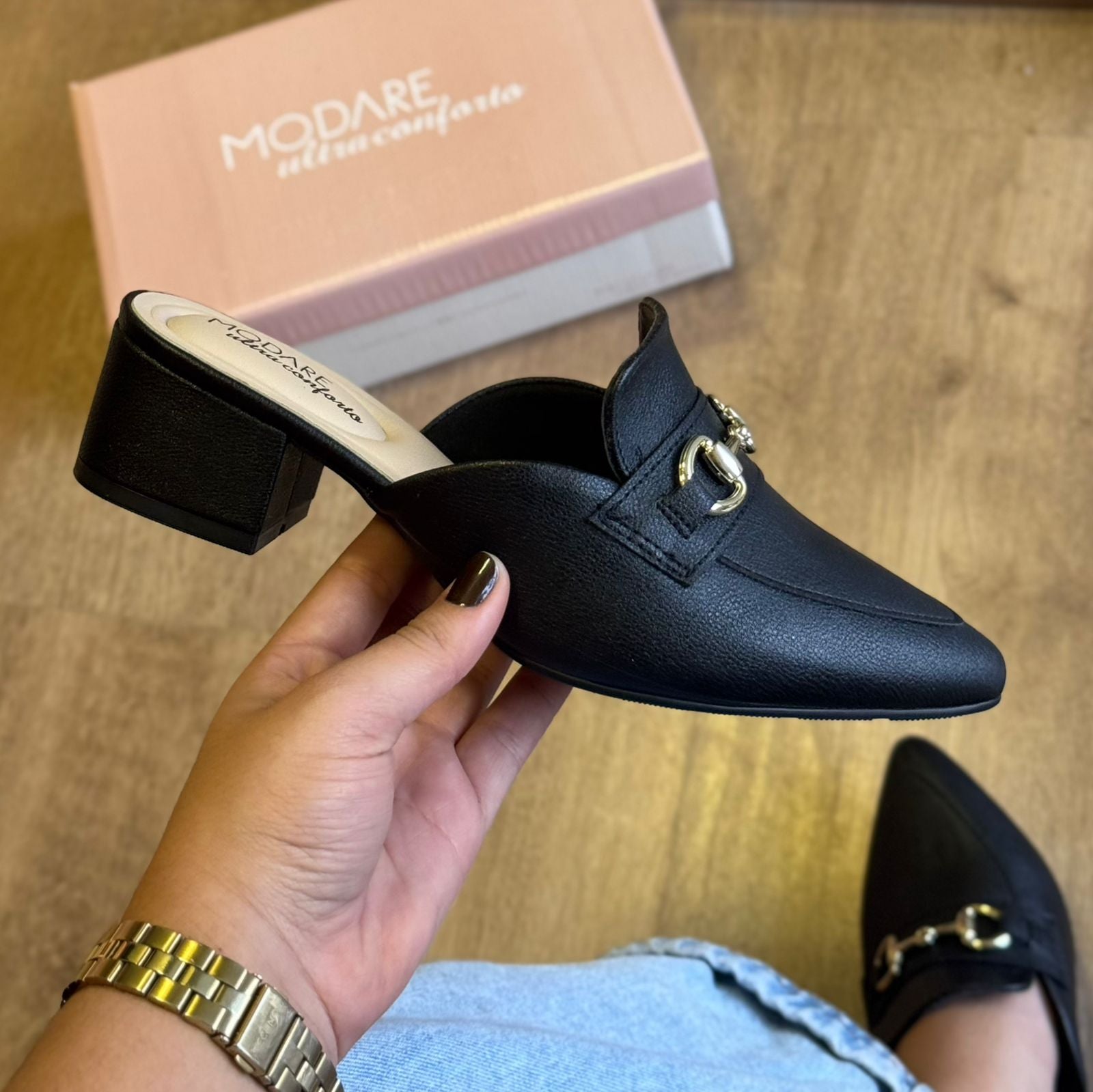 Sandália Mule Modare Bico Fino 7340.124 - Imagem 8