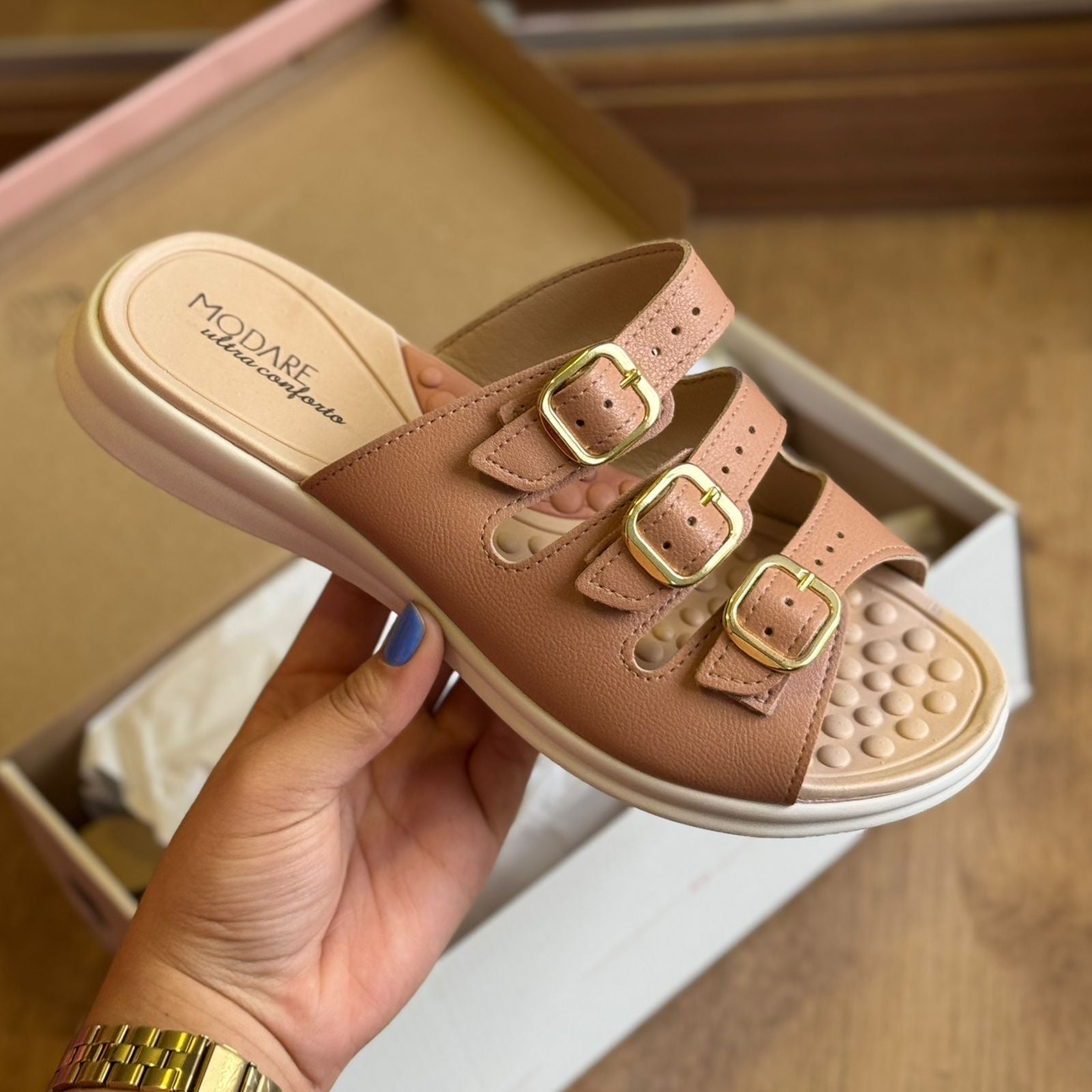 Sandália Modare Multi Fivela 7174.122 - Imagem 3