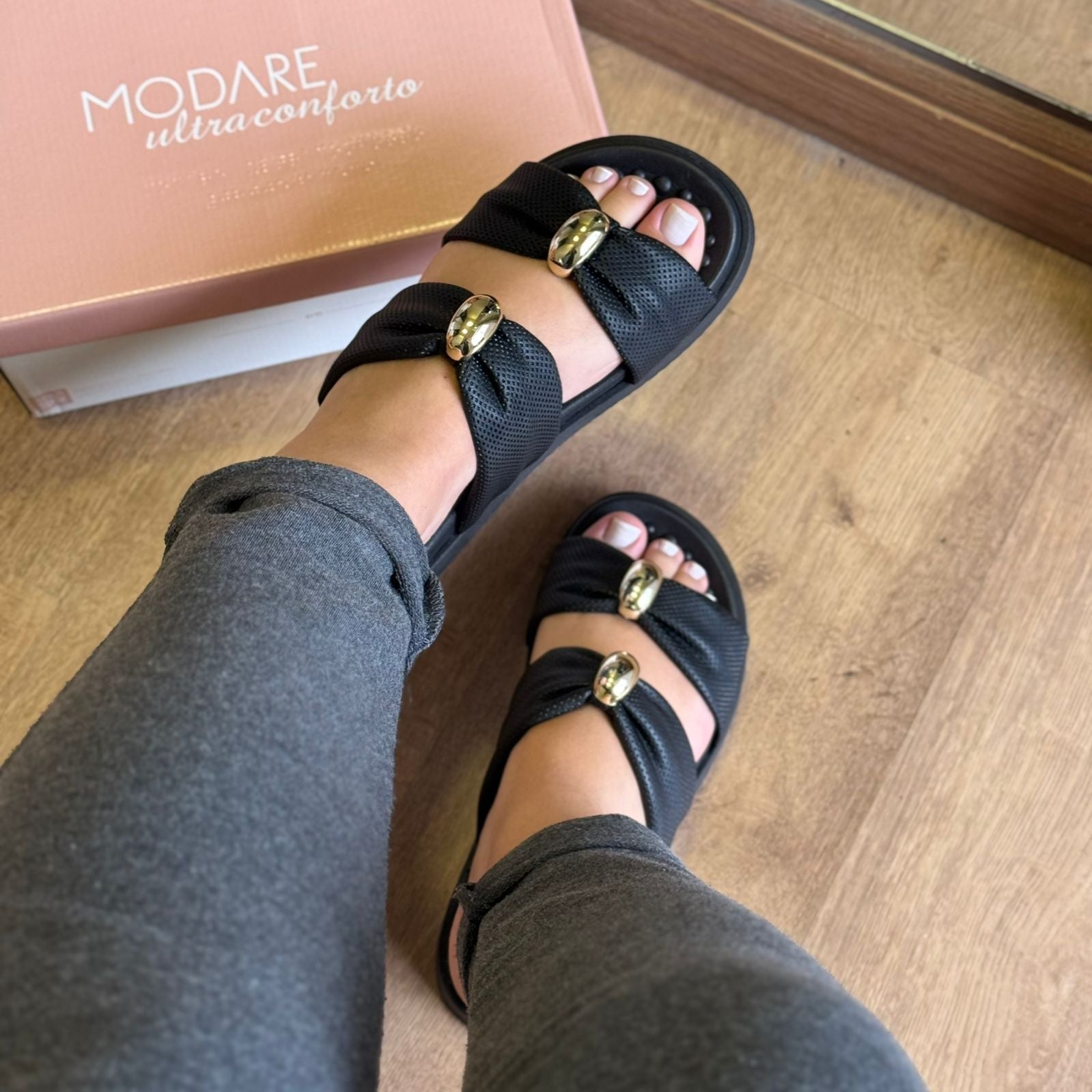 Sandália Modare Espelho Dourado 7178.122 - Imagem 10