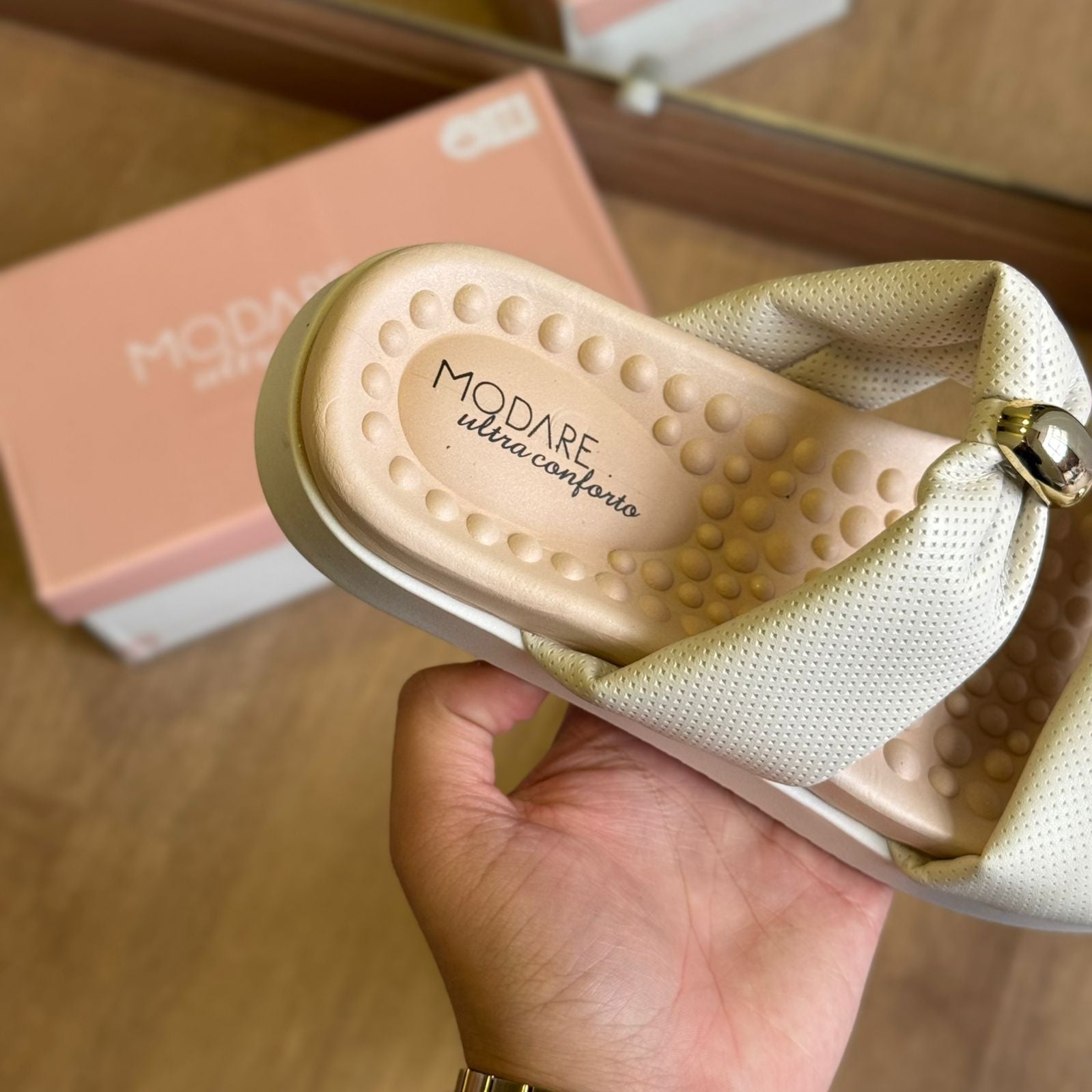 Sandália Modare Espelho Dourado 7178.122 - Imagem 5