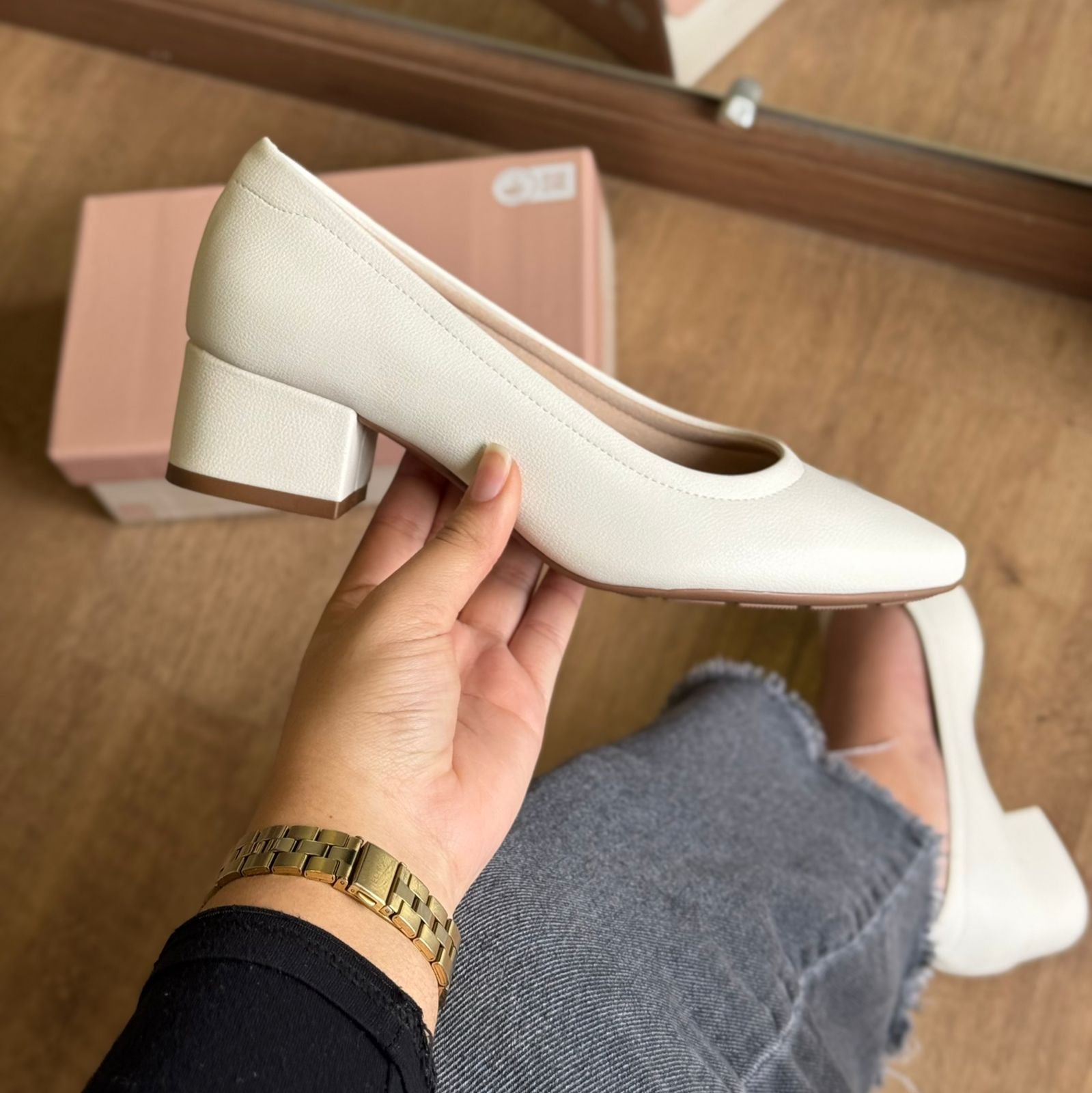 Sandália Modare Salto Bloco 7340.123 - Imagem 4