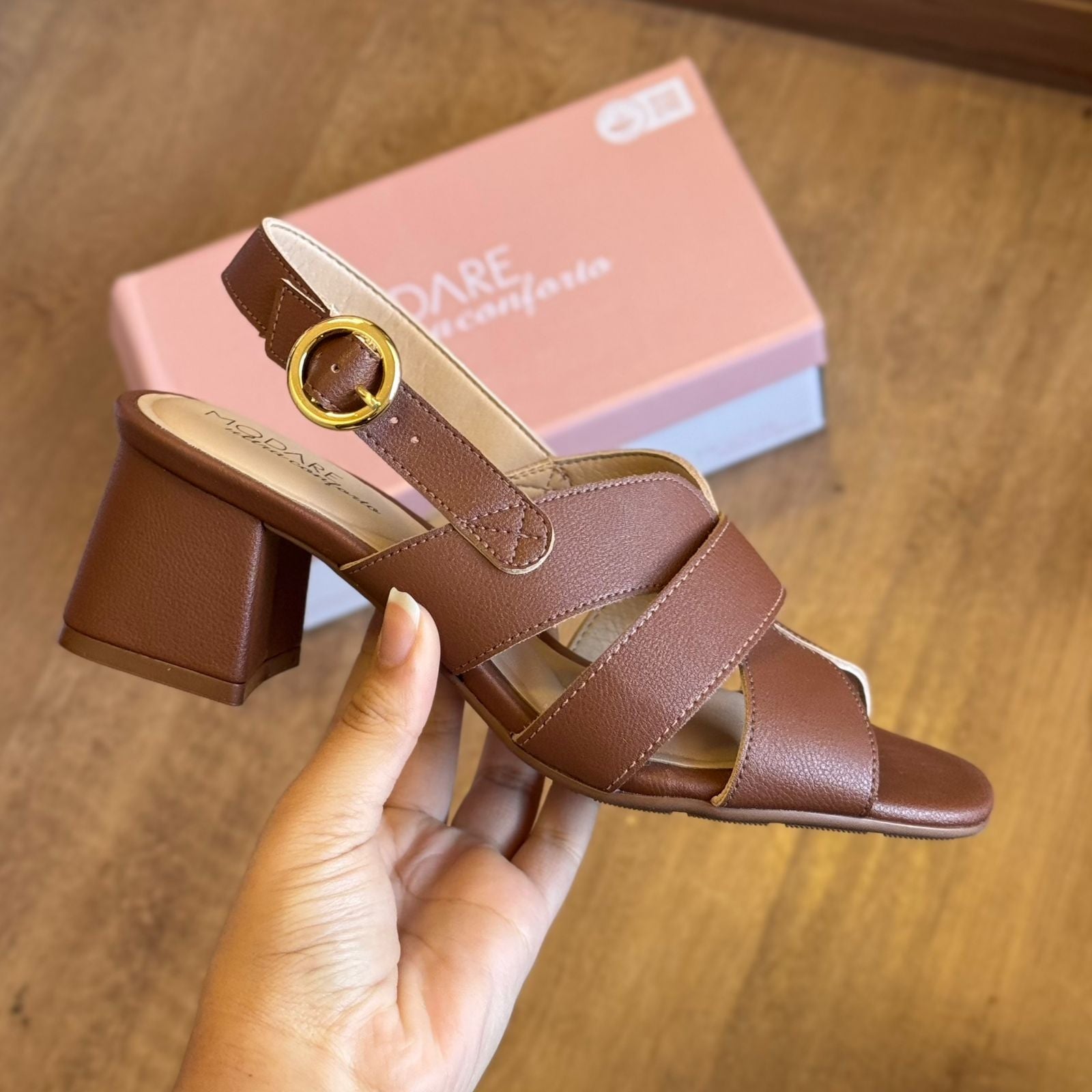 Sandália Modare Circulo Dourado 7172.125 - Imagem 4